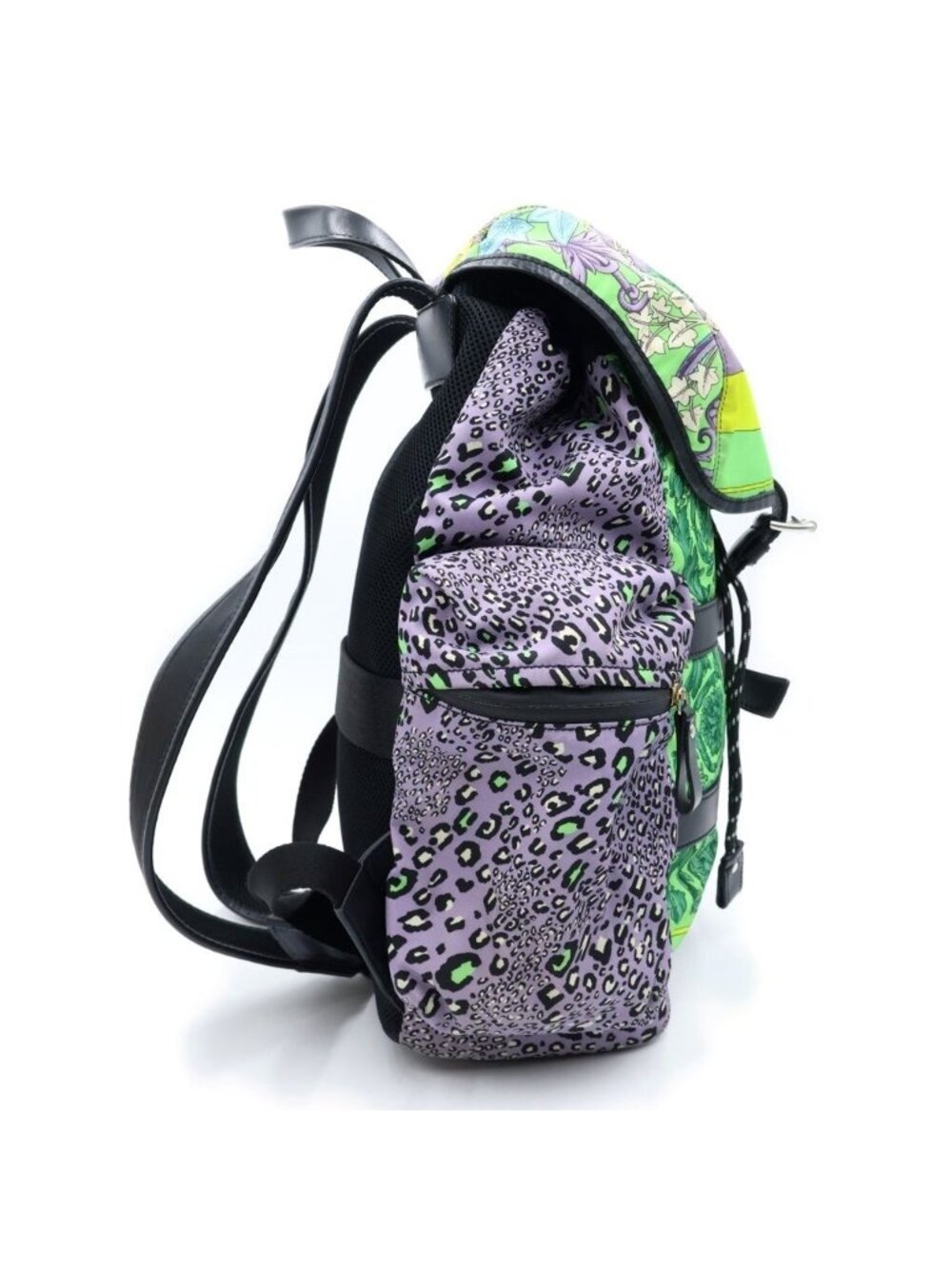 Versace Baroque Pattern Backpack Multicolor - Picture 3 of 10